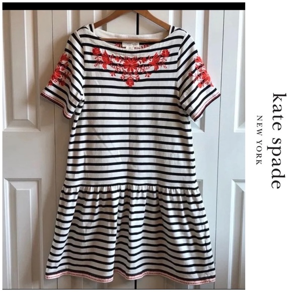🐞KATE SPADE - Broome Street Stripe Dress🐞